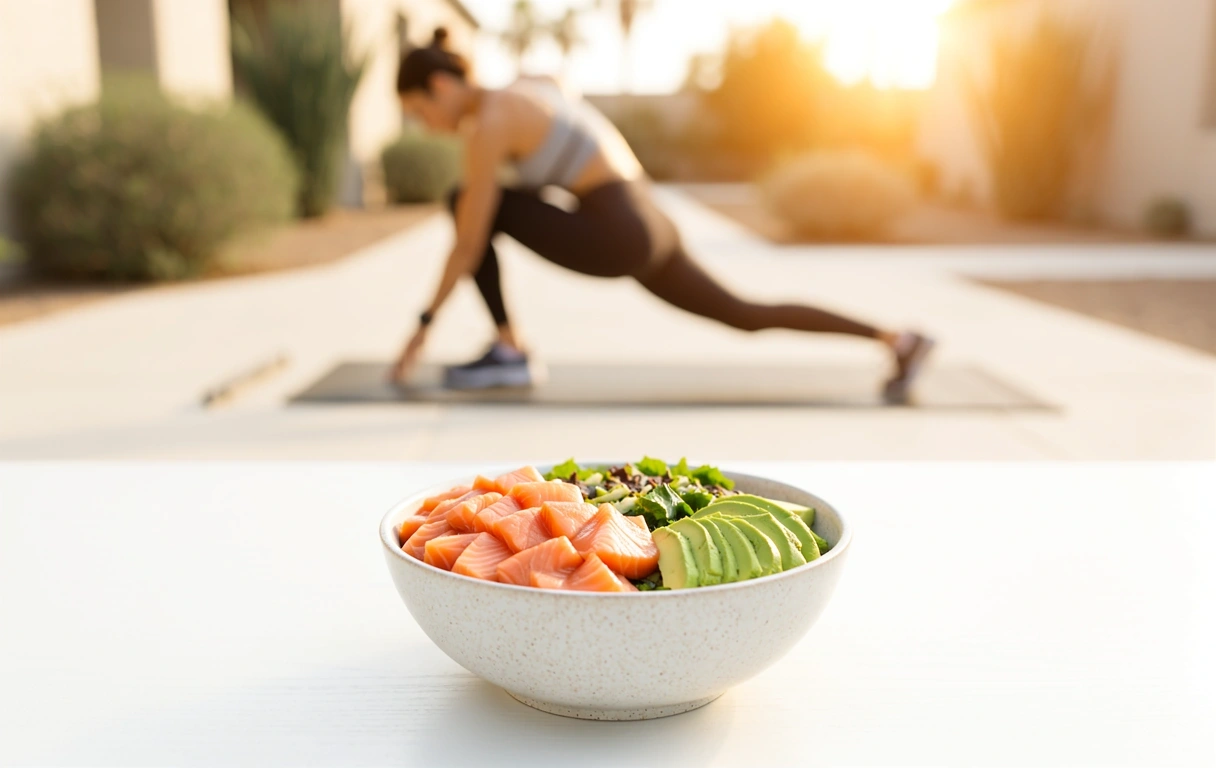 Representación de vida activa y deporte